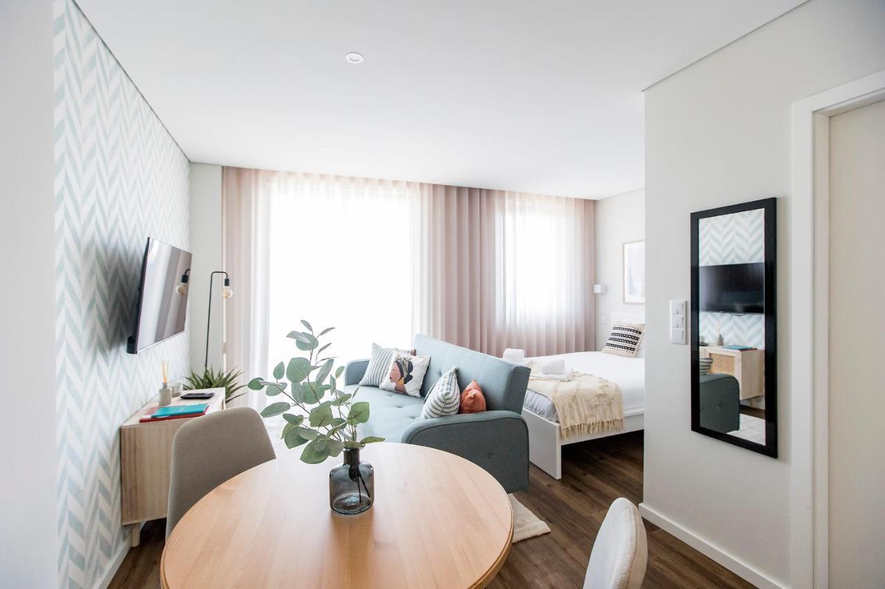 Elegant Studio W/ Ac & Balcony By Lovelystay Porto Kültér fotó