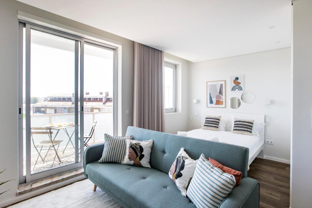 Elegant Studio W/ Ac & Balcony By Lovelystay Porto Kültér fotó